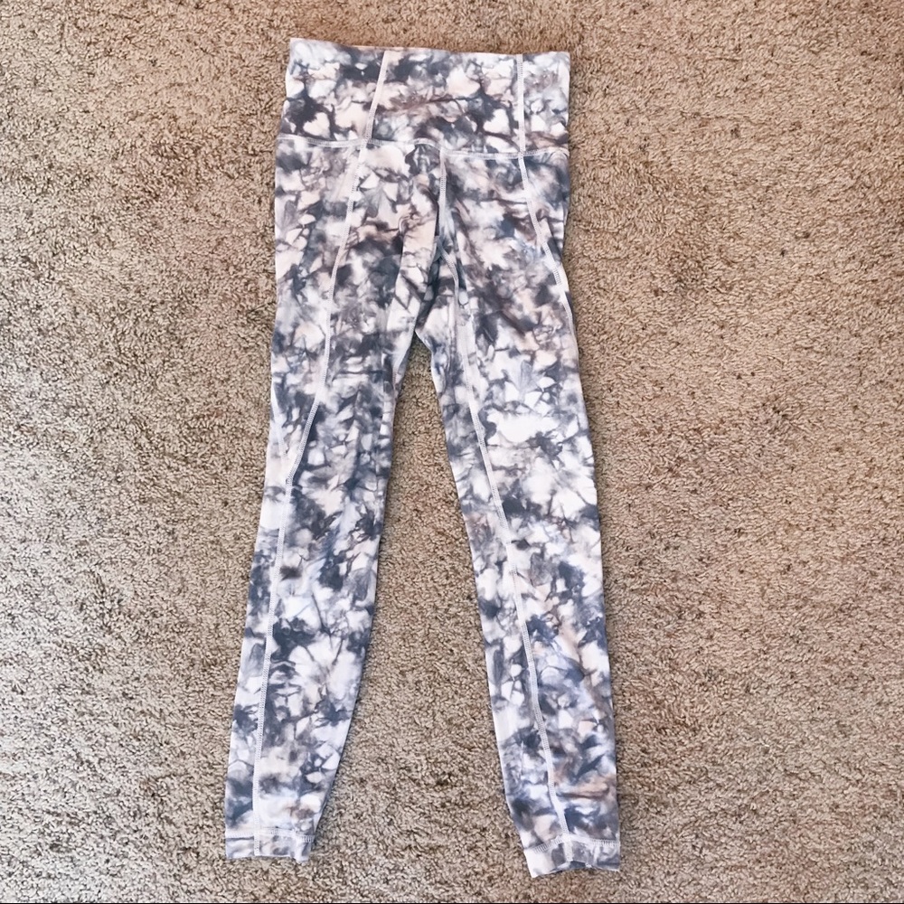 Grey Marbled Athleta Leggings